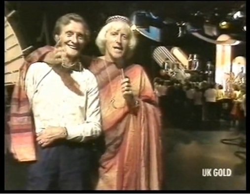 Image result for Johnnie on Top of the Pops with his brother, Jimmy – celebrating the 800th edition on 26th July 1979.